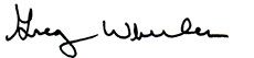 Greg Wheeler Signature