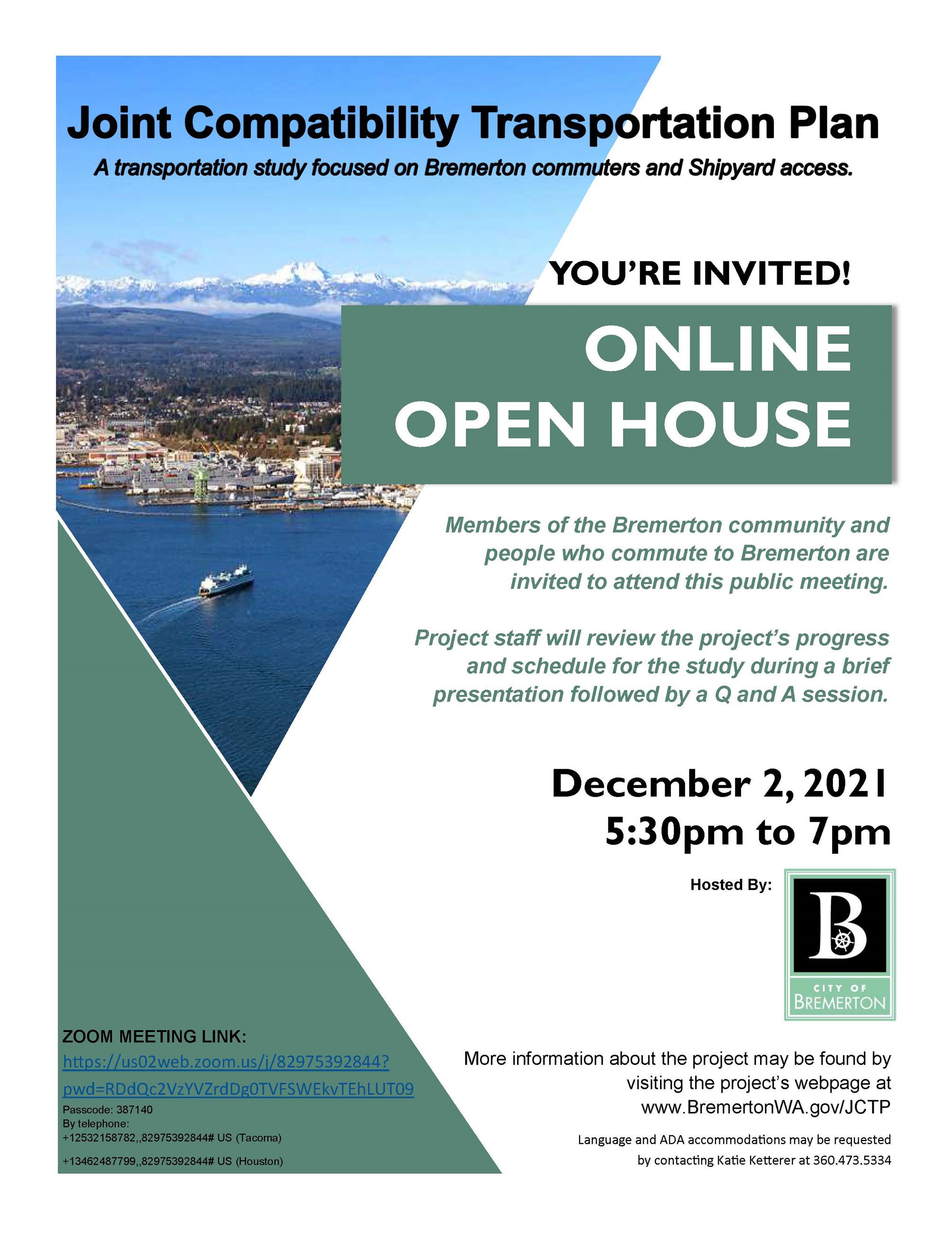JCTP Flyer Online Open House